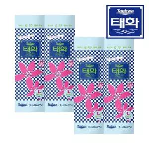[태화] 고무장갑 대형 L마파 핑크 X 4개