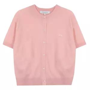 라프리마 메종키츠네 베이비 폭스 패치 레귤러 반팔 가디건 OW00513-KT1036-0140