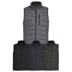 남성 경량 하이넥 겨울 패딩 조끼 HS-VEP-TEX2205