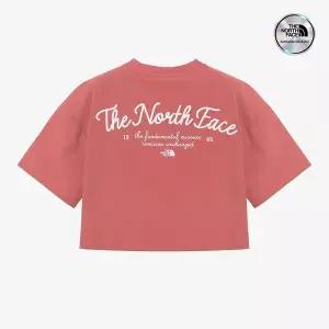 [노스페이스] [노스페이스 공식] NT7UR36M 화이트라벨 여성 아이스런 반팔 라운드티_ROSE PINK