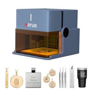 1000mW 1064nm 적외선 모듈이 장착된 Ortur R1 클래스 1 접이식 조각기, 정교한 선물 상자 포장, 금속, 플라스틱, 아크릴용 APP 제어 조각기 - 보석, 제작에 이상적입니다