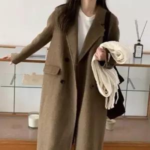 [제이0](퀄리티굿)헤링본 핸드메이드 울 긴팔 코트
