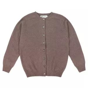 할리오브스코트랜드 여성 울 니트 가디건 L3116/3HB Wildebeest