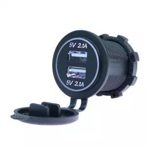 차량용 4.2A 듀얼 USB 시가소켓 캠핑카 매립형