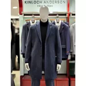 [갤러리아] 킨록앤더슨 F/W 캐시미어100% 체스터 코트 헤링본카키