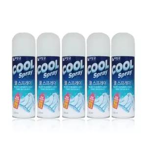 쿨 스프레이 아이스쿨링 급속냉각 220ml X 5개