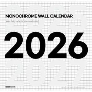 [한솔북스]  모노크롬 벽걸이 달력(2026)