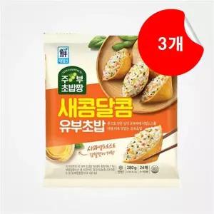 사조대림 새콤달콤 유부초밥 주부초밥짱 280g X 3개