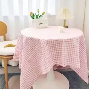 [셀러에이드]스퀘어 식탁보핑크 사각테이블보