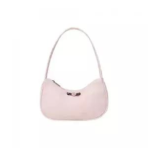 [이미스]m1037_1428621 MINI CORSAGE APPLIQUE HOBO BAG-PINK 652048