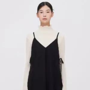 [롯데백화점]씨씨콜렉트 플리츠 하이넥 티셔츠 C254PSM701