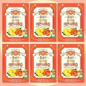 [셀러허브]홀베리 유기농 레몬자몽즙 14포 x 6박스 (S35776370)
