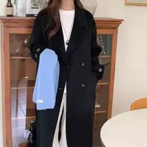 [제이0](실물킹) 엘두 핸드메이드 긴팔 울 코트