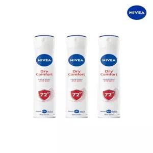 니베아 데오드란트 스프레이 드라이콤포트 200ml 3개