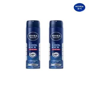 니베아 맨 데오드란트 스프레이 쿨 킥 200ml 2개