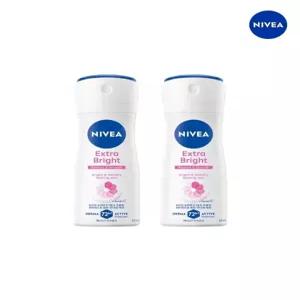 니베아 데오드란트 스프레이 엑스트라 브라이트 60ml 2개