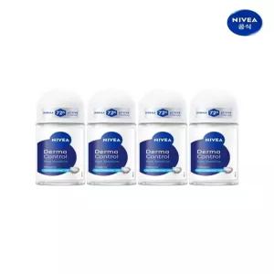 니베아 데오드란트 롤온 더마 컨트롤 퓨어 센서티브 50ml 4개