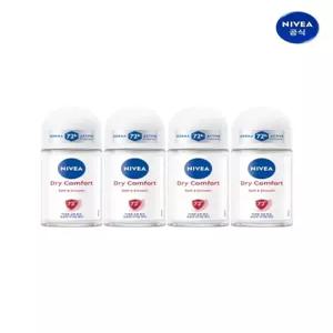니베아 데오드란트 롤온 드라이컴포트 50ml 4개