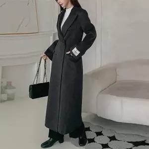 메리노울100 더블버튼 핸드메이드롱코트