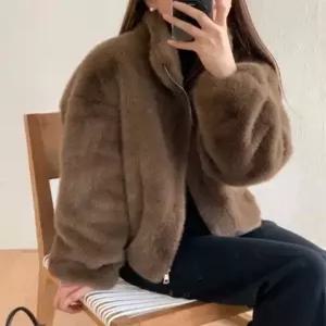 [제이0]집업 밍크 퍼 무스탕 점퍼 자켓