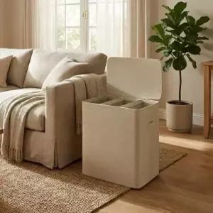 120L 트리오 런드리바스켓 모아람 3단 세탁 빨래 바구니Trio Laundry Basket