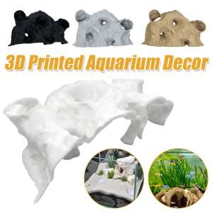 3D 프린팅 어항 액세서리 지하 터널 동굴 물고기 은신처 장식 (체리 새우 칠리 라스보라 헤어민 크랩용)