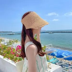 마르 핸디 돌돌이 썬캡 / 밀짚모자 왕골모자 썬캡 선캡 여름모자 가을 모자