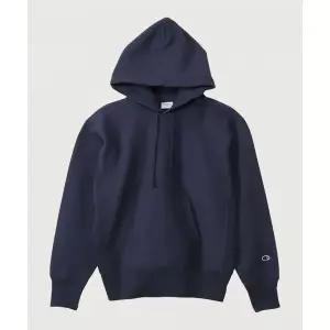 챔피온 CHAMPION 리버스위브 블루택 레귤러핏 기모 후드 티셔츠 Dark Navy 915013