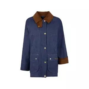 바버 애스커 코듀로이 칼라 데님 코트 LCA0394 TP450729552