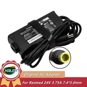 ResMed AIR CURVE S10 SENSE 1 IP22용 24V 3.75A 호환 90W AC 어댑터 전원 충전기 370001 370006 370002  3