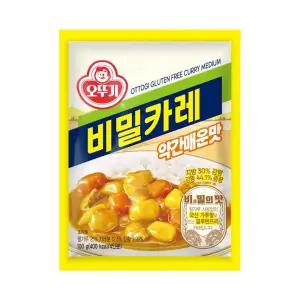 오뚜기 비밀카레 약간매운맛 (글루텐프리) X 8개