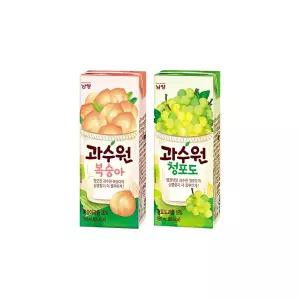 남양 과수원 복숭아24팩+청포도24팩/사무실간식/팩주스/무배