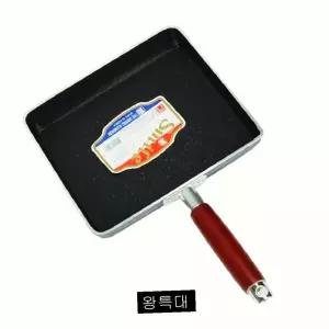 후라이팬 프라이팬 사각 왕특대 계란팬 나무 손잡이