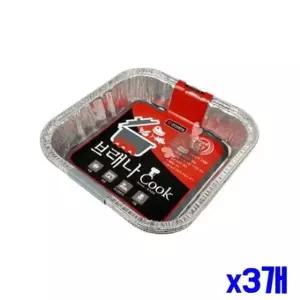 냄비 일회용 사각 직화 2750ml 3개입 x3개 캠핑