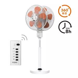 후지카 20인치 양방향 더블헤드 선풍기 FU-3036R 리모컨 타이머 360도회전 높낮이조절 5엽날개 3단풍속