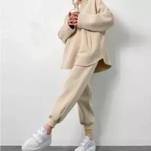 티셔츠 안감 스티치 반집업 트레이닝 상하의세트 기모