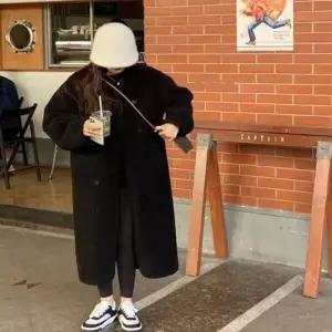 코트 자켓 점퍼 아우터 캐주얼 뽀글이 롱 단추 여유핏 여성