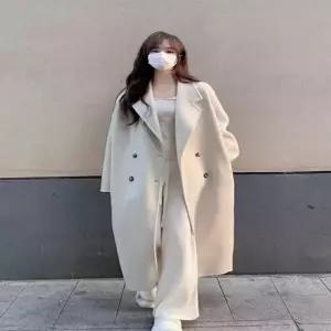 코트 자켓 점퍼 아우터 2컬러 모직 롱 얇은 여자 겨울 가을