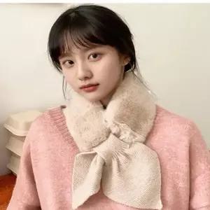 넥워머 머플러 목도리 겨울 퍼 쁘띠 소프트 여성