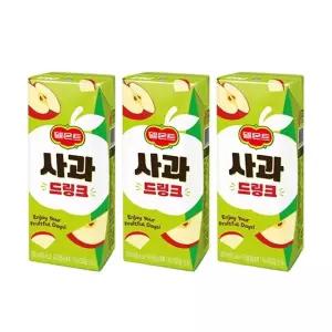 델몬트 사과 드링크 190ml/ 30팩