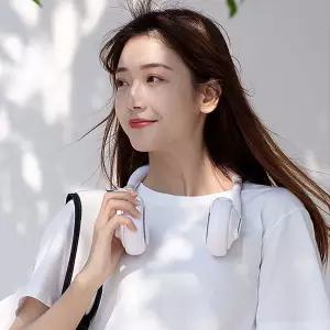선풍기 냉풍기 써큘레이터 자유로운 두손선풍기가 USB 넥밴드 목에거는 넥풍기