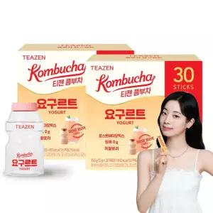 티젠 콤부차 요구르트 30스틱x2박스+요구르트 보틀