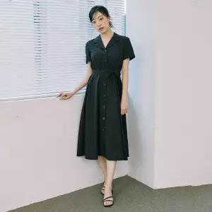 나이스클랍 벨티드 셔츠원피스 X245MWO401