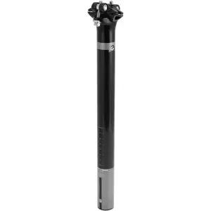 턱볼드 자전거 시트 포스트 충격 흡수 안장 튜브 광택 블랙 그레이 1개 30.8x350mm 탄소 섬유