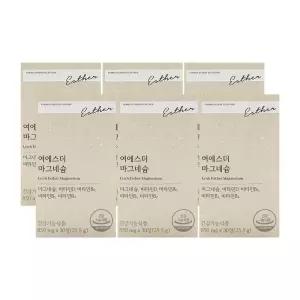에스더포뮬러 여에스더 마그네슘 850mg x 30정 x 6박스 /An