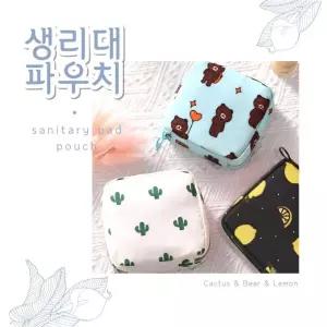 여행 생리대 파우치 화장품 미니 이너백 정리 멀티 세면도구 여행용 다용도 여행용케이블