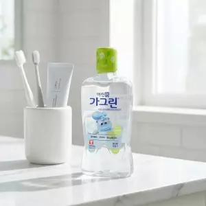 가그린 어린이 청포도향 380ml x 3개 무첨가 불소 충치예방 자일리톨 함유