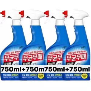 피죤 무균무때 욕실용 본품 750ml 4개