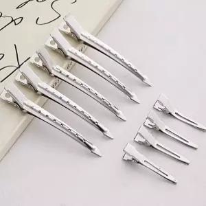 핀컬핀 미용실집게핀 4.5cm 커트핀셋 9cm 헤어 클립 10p