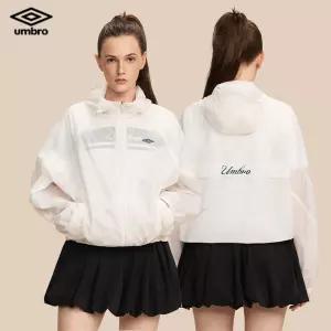 umbro 엄브로 여성 여름 루즈핏 후드 우븐 재킷 스포츠 러닝 바람막이 U2226250628